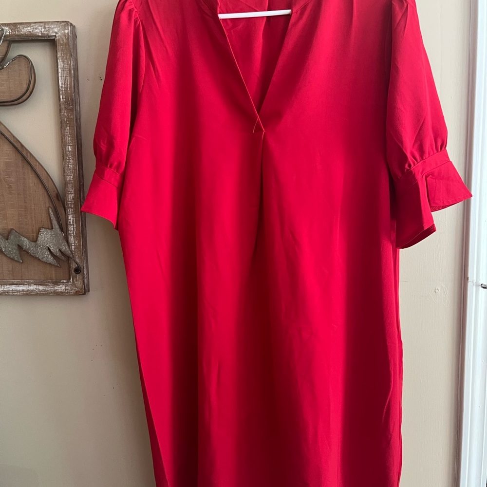 Red dress
